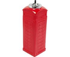 Kare Aschenbecher, Porzellan, Rot, 19 x 19 x 60 cm