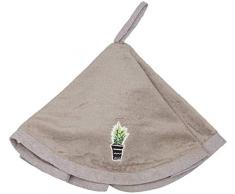Lovely Casa Cacti Geschirrtuch Regenschirm Durchmesser 60 cm, Frottee, Grün, 60 x 60 cm