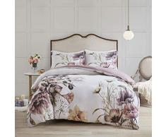 Madison Park Shabby Chic Ganzjahresdecke Bettwäsche-Set mit passenden Kissenbezügen King/Cal King Blush