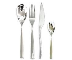 MEPRA Arte Besteck Servierset, 24 Stück, Silber