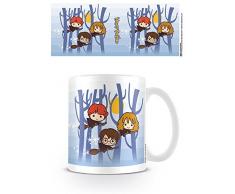 Harry Potter - Kawaii, Characters Flying - Keramik Tasse - Größe Ø8,5 H9,5cm