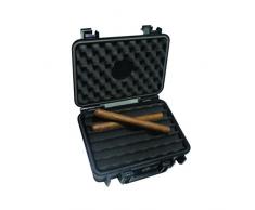 F.e.s.s. Products FESS Präsident F18 Zigarre Reise Humidor, Crush-Proof Air Tight Tragbare Luftbefeuchter für Zigarren – 18 Zigarren