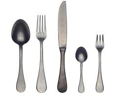 MEPRA Due Tablett, Vintage ORO Nero Servierset Sweet, 30 Stück