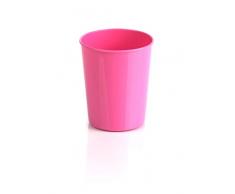 Kimmel Tasse Trinkbecher Becher bruchsicher stapelbar Mehrweg 250 ml klassik, Kunststoff, Fuchsia