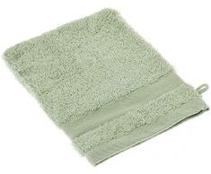LASA Home Waschlappen, 16 x 21, Collection Royal crésent, Baumwolle, Seladongrün Green, 16 x 21 x 1 cm