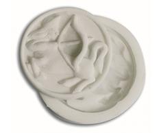 silikomart Silikonform für Tortendekoration 71.256.00.0096, Zucker slk156 Schütze Silikon Weiß