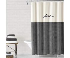 Ellenbath Love Duschgarnitur, 183 x 183 cm, Grau