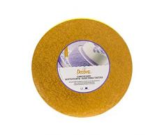 DECORA 0931724 RUNDE TORTENPLATTE Gold cm 36X1,2 H