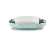 Umbra Step Seifenschale, ovale Seifenablage aus Melamin für Badezimmer und Küche, Meeresblau, normal