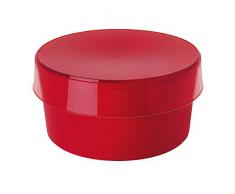 Aufbewahrungsbox TOP SECRET solid himbeer rot mit tr.rot K2