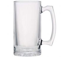Culina Ware 26 oz Jumbo dickem Glas Sport Bier Becher farblos