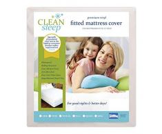 Bargoose Home Textiles Vinyl Matratzenbezug Twin weiß