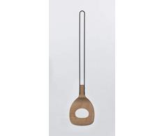 Ambiente FILOXXMO101 Filing Kochlöffel Buche mn schwarz, Griff aus lackiertem Metall