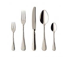 Villeroy & Boch Kreuzband Septfontaines Tafelbesteck für bis zu 12 Personen, 113-teilig, Edelstahl