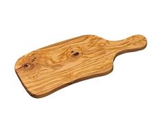 Kesper Schneidebrett 39x16,5x1,6cm aus Olivenholz, Holz, braun, 39 x 16.5 x 1.6 cm