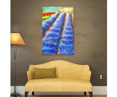 Art Wandbild Provence Zeilen Galerie verpackt Leinwand Kunst von Susi Franco, 32 by 24-Inch