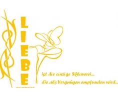 INDIGOS 4051719345322 Wandtattoo, Vinyl, gold, 60 x 10 x 10 cm