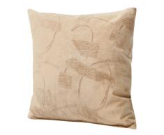 Max Winzer 70205444 Bindlach Zierkissen 40 x 40 cm Flockstoff, Sand