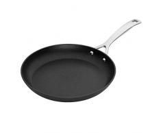 Le Creuset Aluminium-Antihaft Pfanne, flach, Ø 22 cm, PFOA-frei, Für alle Herdarten inkl. Induktion geeignet, Anthrazit/Silber