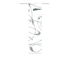 Home Fashion Flächenvorhang, Grau, 245 x 60 cm