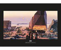 Komar Wandbild Star Wars Classic RMQ Java Market | Kinderzimmer, Jugendzimmer, Dekoration, Kunstdruck | ohne Rahmen | WB151-70x50 | Größe: 70 x 50 cm (Breite x Höhe)