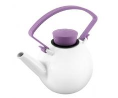 QDO Teekanne mit Clip-Griff, Porzellan, Violett
