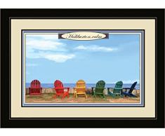 Northwest Art Mall Haliburton (Calm Adirondack Stühle von Art Wand von Joanne Kollman, 13 von 40,6 cm