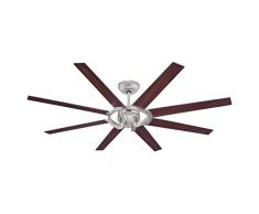 Westinghouse Lighting 72173 Stoneford 172 cm Deckenventilator, Nickelglanz, Gleichstrommotor, inklusive Fernbedienung, 35 W