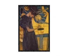 Eurographics Musik von Gustav Klimt, Wanddekoration, Bild 24 x 36, Größe: 25,5 x 37,5 x 1