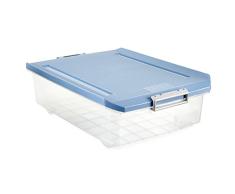 Tatay 1151207 - Mehrzweckbox zur Aufbewahrung unter dem Bett, 17,5 x 56,5 x 40 cm, blau