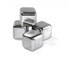 STONELINE Eiswürfel-Set, 4-TLG. Küchenhelfer, Edelstahl Optik, 9.9 x 8.9 x 2.9 cm