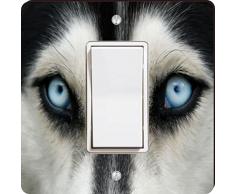 Rikki Knight Wolf Close Up Single Wippe Licht Teller