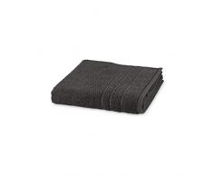 MÖVE Perlstruktur Uni Gästetuch 30 x 50 cm, Handtuch, 100% Baumwolle, Graphite (Grau)