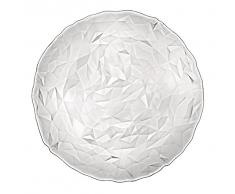 Bormioli Rocco 431250 Diamond Trasparente Platzteller, 33 cm, Glas, transparent, 1 Stück