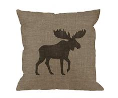 HGOD DESIGNS Kissenbezug aus rotem Samt, Gothic-Baumwolle, Leinen, Polyester, Dekoration, Sofa, Schreibtisch, Stuhl, Schlafzimmer, 45,7 x 45,7 cm, quadratisch, Rot/Schwarz 18X18inch Design-07