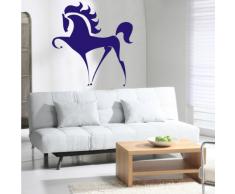 INDIGOS 4052166106511 Wandtattoo w529 Pferd / Pony Wandaufkleber 120 x 114 cm, blau