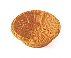 Garcia de Pou Runder Weidenkorb Imitation Ø 20X8 cm Orange Pp - 12 Un.