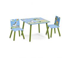 Zeller 13496 Kinder-Sitzgarnitur Safari, MDF, Dekor