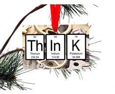 Neuronen Nicht enthalten Periodensystem Tisch Think Christmas Ornament