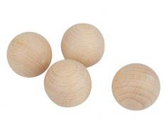 Holzkugeln ohne Bohrung Ã˜ 30 mm, 4 Stück