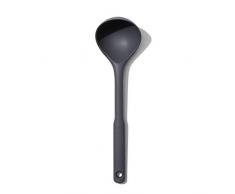 OXO Good Grips Silicone Everyday Ladle Schöpflöffel aus Silikon für den täglichen Gebrauch, 719812689807, Peppercorn, us:one size