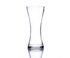 WGV Glasvase, konkaviert, 11,4 x 9,6 x 25,4 cm