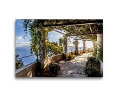 Premium Textil-Leinwand 75 x 50 cm Quer-Format Garten der Villa San Michele auf Capri, Italien | Wandbild, HD-Bild auf Keilrahmen, Fertigbild auf hochwertigem Vlies, Leinwanddruck von Christian Müringer