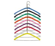 Schaumstoff Kleiderbügel Abdeckungen von rutschfeste Griffe in 9 strahlenden Farben | Schulter Wachen für 16 oder 43,2 cm Kleiderbügel | Weiche Schaumstoff-Garment Displayschutzfolie für Dessous, Tanks & X-Large Kleidung