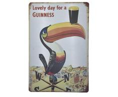 AIQIBAO Aikibao Metallschild, Vintage-Design, Wanddekoration, für Zuhause, Kaffee, Garage, Bar, Pub, Küche, 30,5 x 20,3 cm B