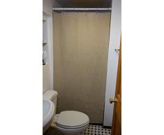 Bean Products Duschvorhang aus Baumwolle – Hanf – Leinen – Bio-Baumwolle – Bad, Badewanne und Stall Größen – kein Futter erforderlich – umweltfreundlich 36 Stall Only Hanf Natur