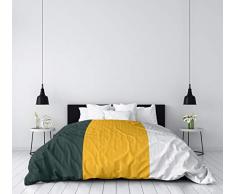 ArtVerse NFS Green Bay Football Stripes Bettbezug, Mikrofaser, 68 x 92 cm, Gelb