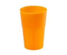 Mojito Design Box von Cocktail glas, Kunststoff, Orange Fluo, 0.35 Liter, 6 Stücke