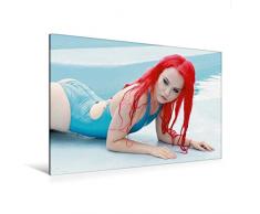 Premium Textil-Leinwand 120 cm x 80 cm quer, Ein Motiv aus dem Kalender SommermÃ¤dchen - Sexy Summer Girls | Wandbild, Bild auf Keilrahmen, Fertigbild Leinwand, Leinwanddruck (CALVENDO Menschen);CALVENDO Menschen