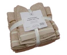 ITAV Frottier-Set, Baumwolle, beige, Diverse